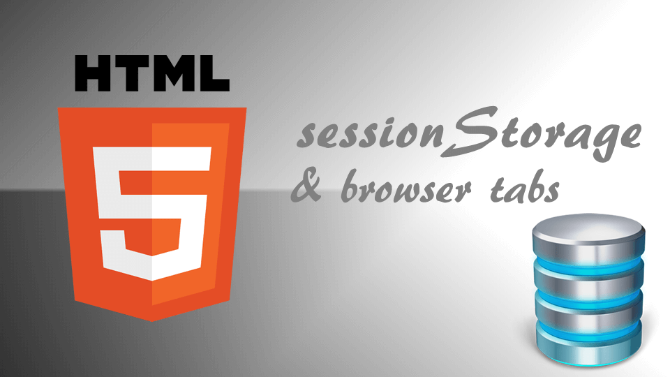 html session storage and tabs